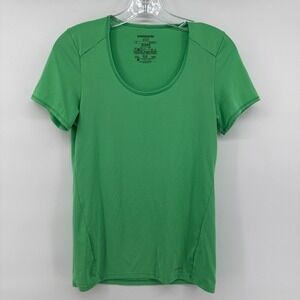 Patagonia Capilene 1 Silkweight Tee Women XS Green Gorpcore Athleisure Outdoor